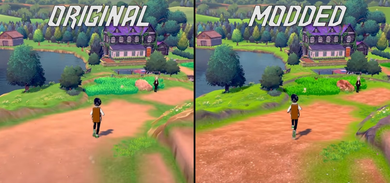 Modders Improve The Graphics Of Pokemon Sword And Shield